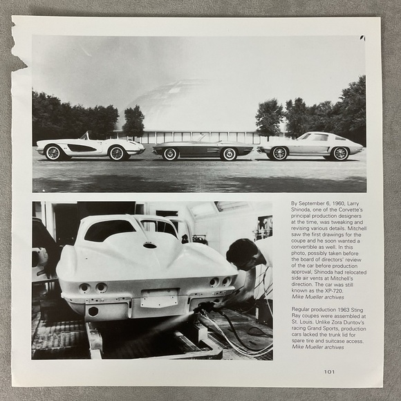 10 vintage high quality Chevrolet Corvette classic car images - Picture 2 of 14